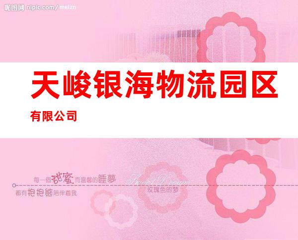 天峻银海物流园区有限公司
